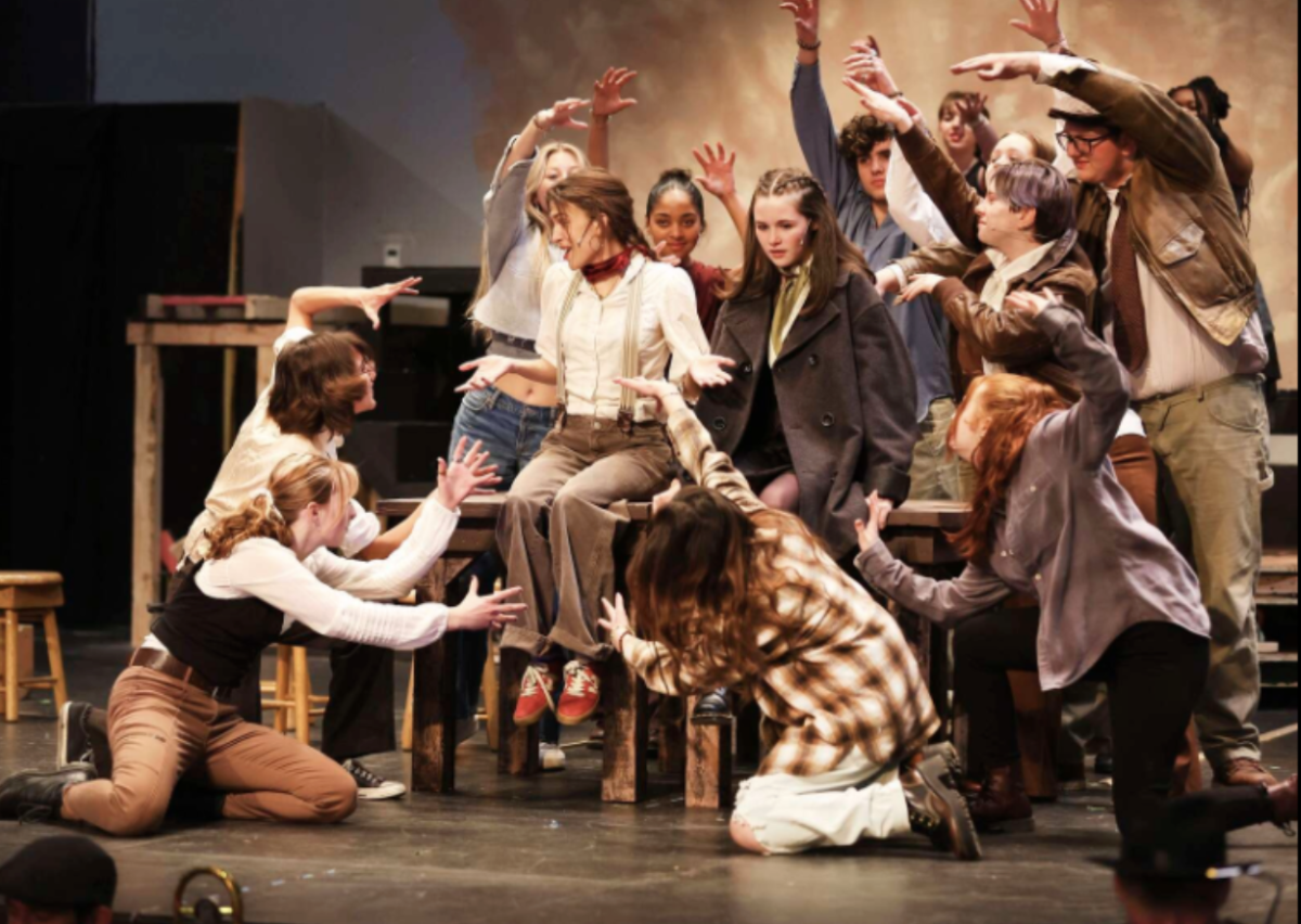 A scene from Troupe 1096's Hadestown. 